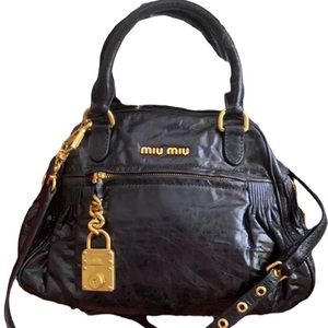 Lambskin MIU MIU 3-Way